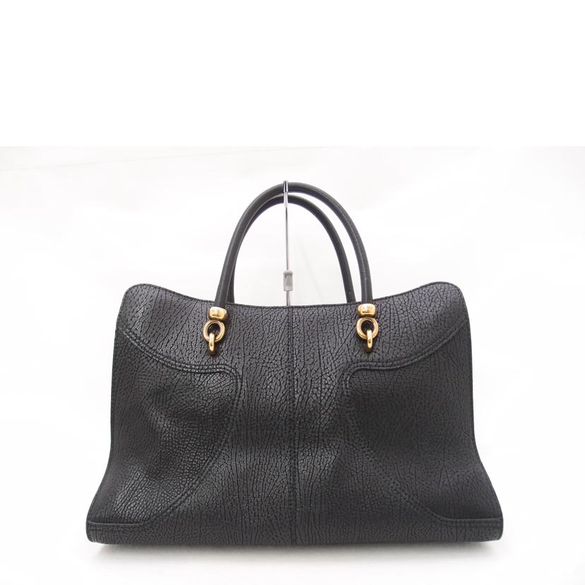 TOD’S/2wayトート/ブラック//Aランク/69