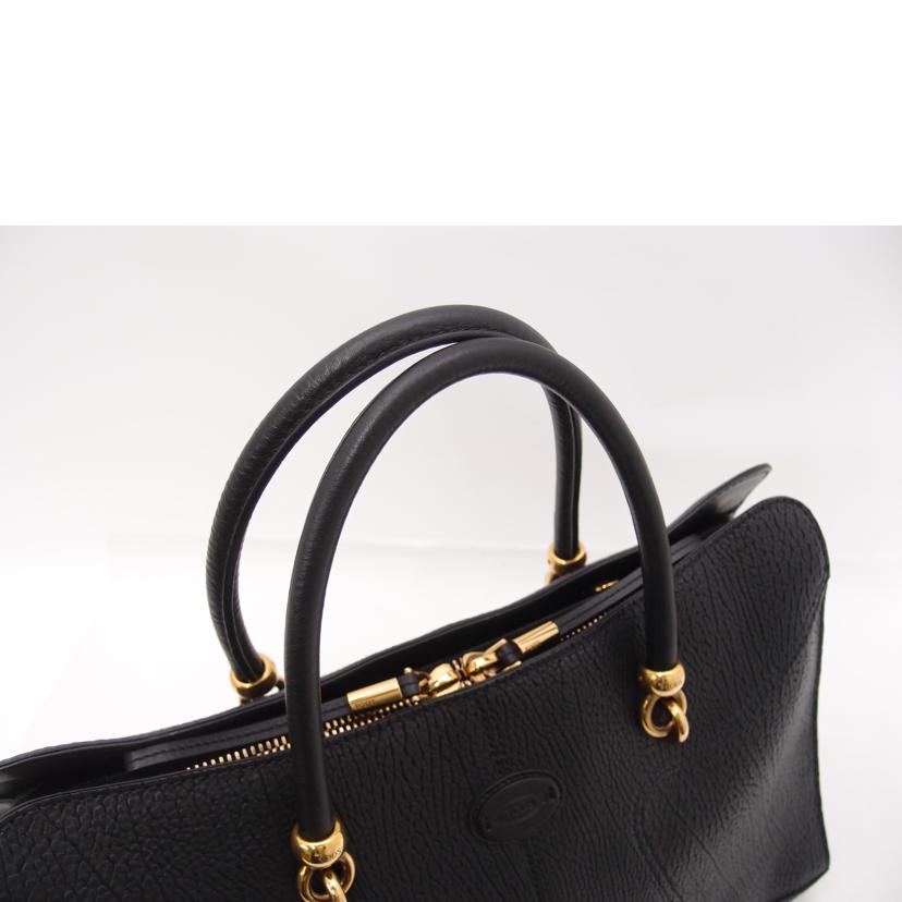 TOD’S/2wayトート/ブラック//Aランク/69