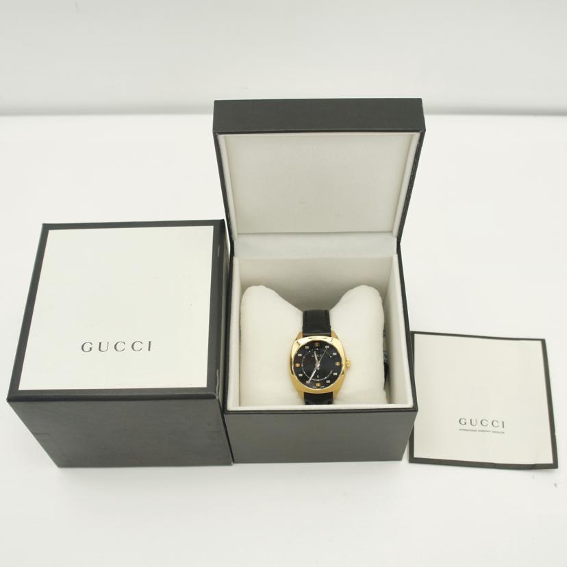 GUCCI グッチ/ラウンドフェイスウォッチ/メンズ/クオーツ/142.4//166*****/ABランク/19