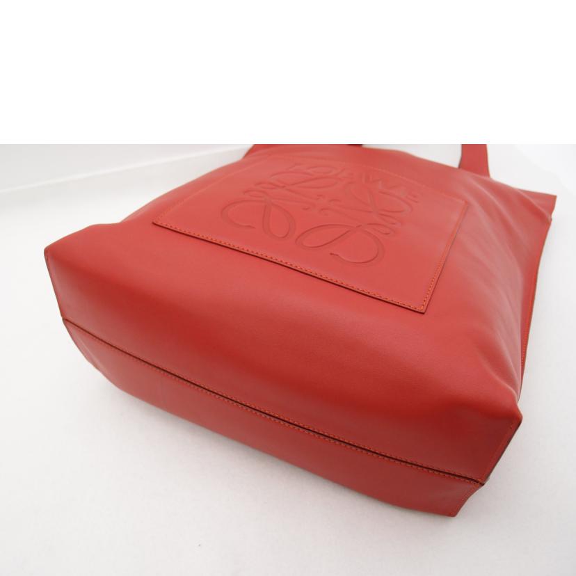 LOEWE/アナグラムショッパートート/レッド//Aランク/69