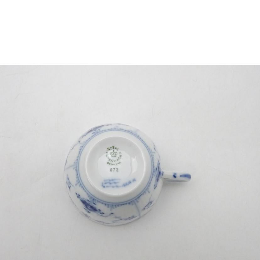 ロイヤルコペンハーゲン ロイヤルコペンハーゲン/ブルーフルーテッド ハーフレース カップ&ソーサー//SAランク/69