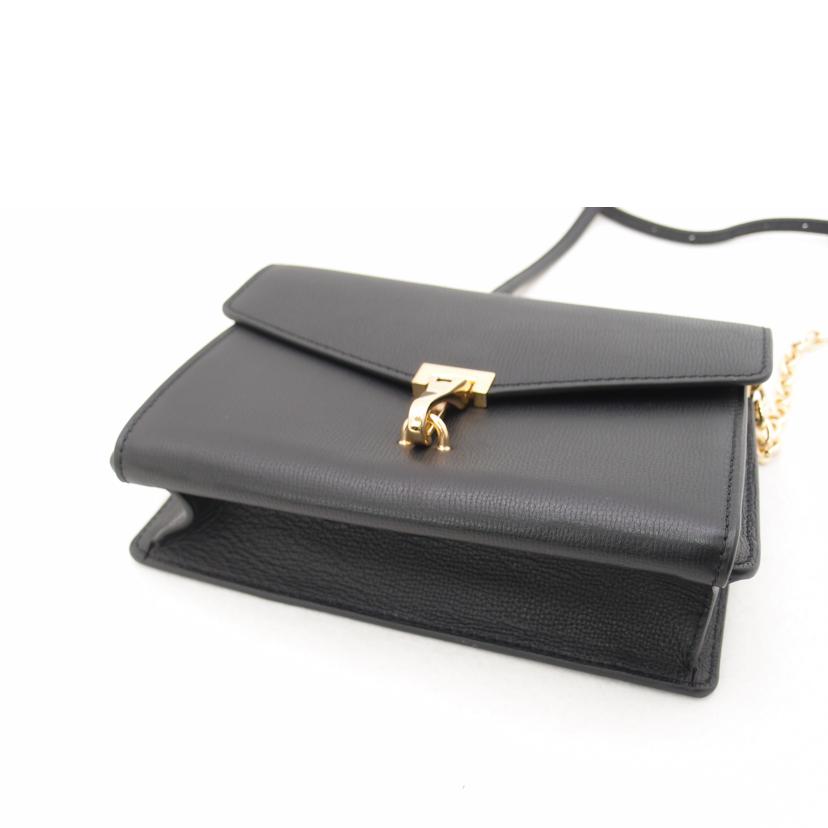 BURBERRY バーバリー/レザー2wayチェーンショルダー/ブラック//SAランク/69