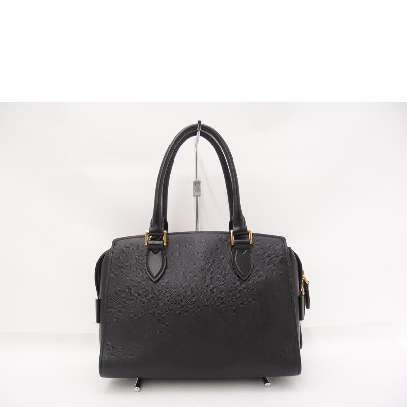 PRADA/サフィアーノ2wayトート/ブラック/1BA164//158*/SAランク/69