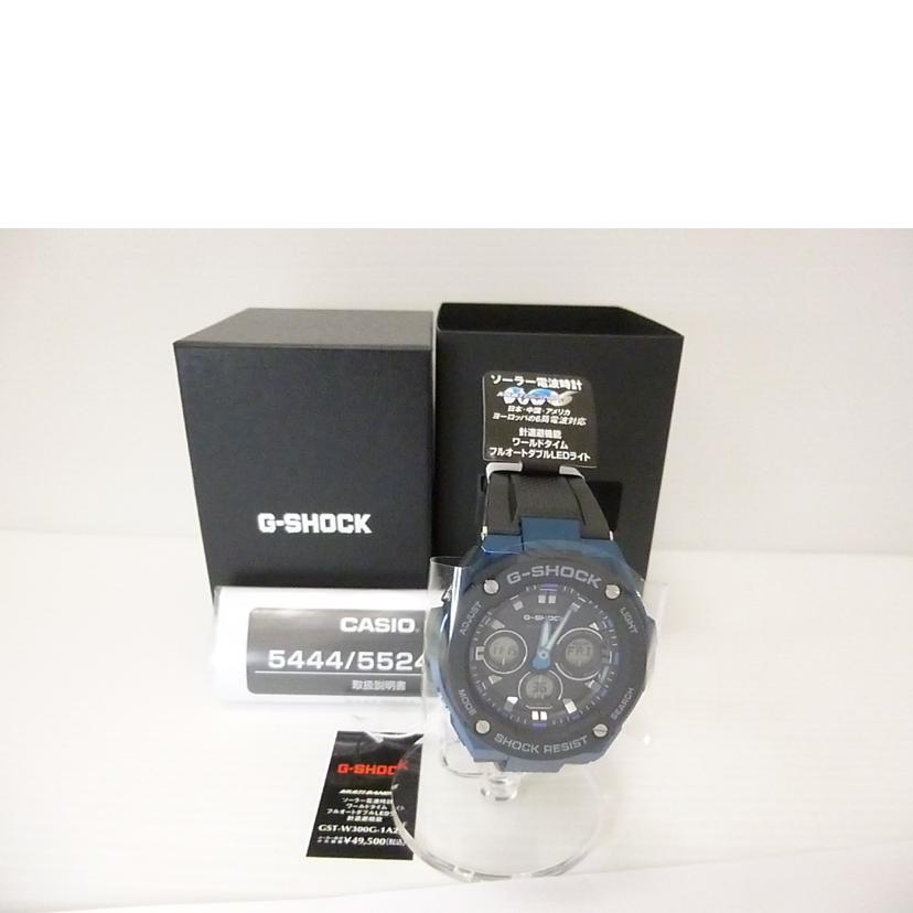CASIO カシオ/G-SHOCK/G-STEEL/ミッドサイズ/電波ソーラー/GST-W300G-1A2JF//SAランク/88