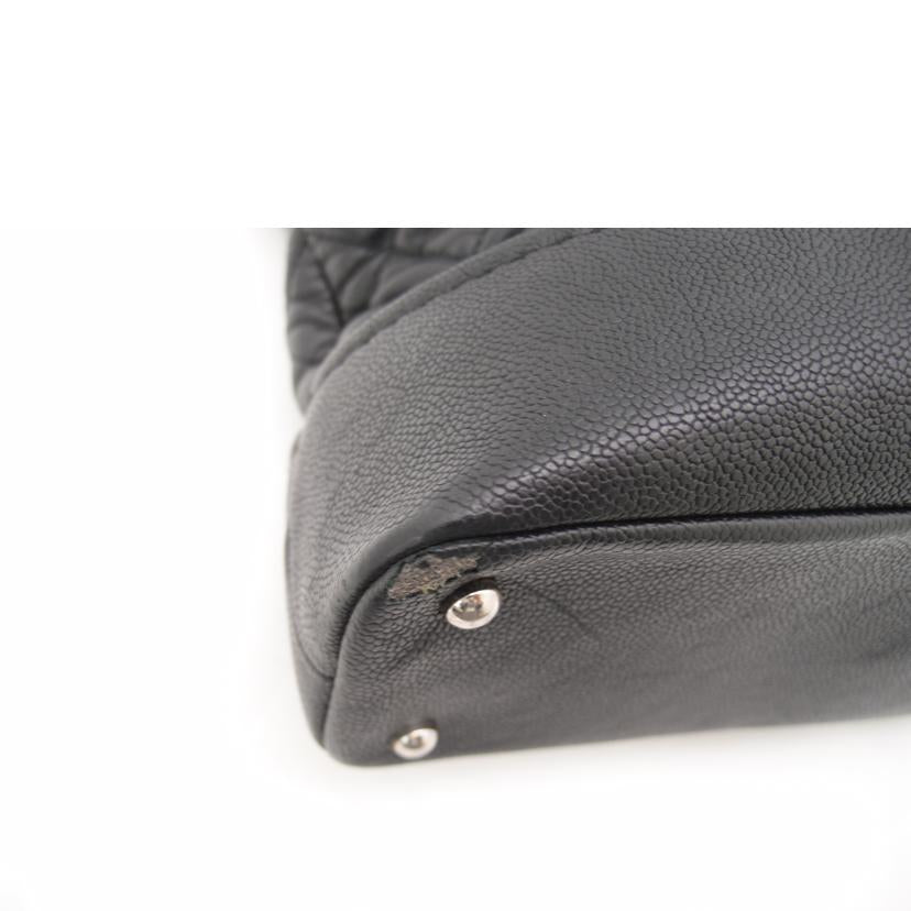 CHANEL シャネル/マトラッセ2wayハンド/ラム・キャビア/ブラック//191*****/Bランク/69