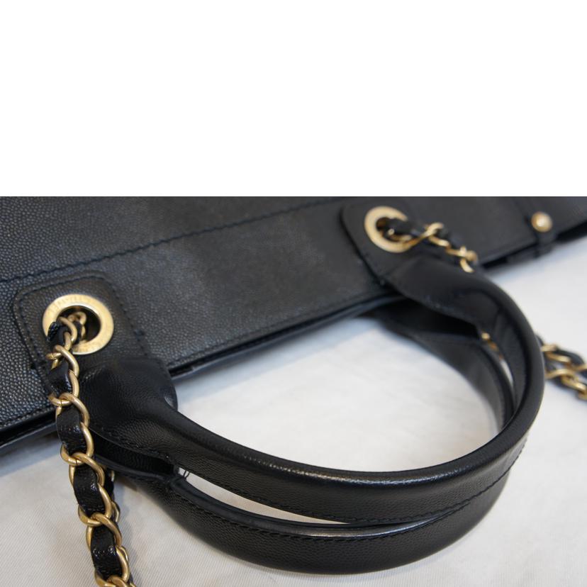 CHANEL シャネル/ドーヴィル/2wayトート/ブラック/57069//265*****/Aランク/92