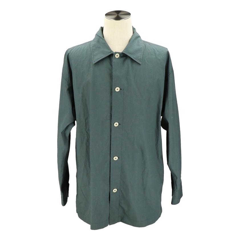 MHL. マーガレットハウエル/コットン長袖シャツ/グリーン S/596-3150511//Aランク/20