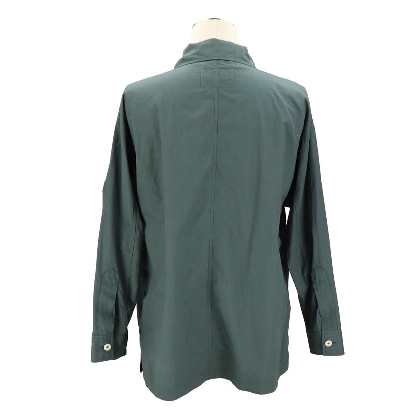 MHL. マーガレットハウエル/コットン長袖シャツ/グリーン S/596-3150511//Aランク/20