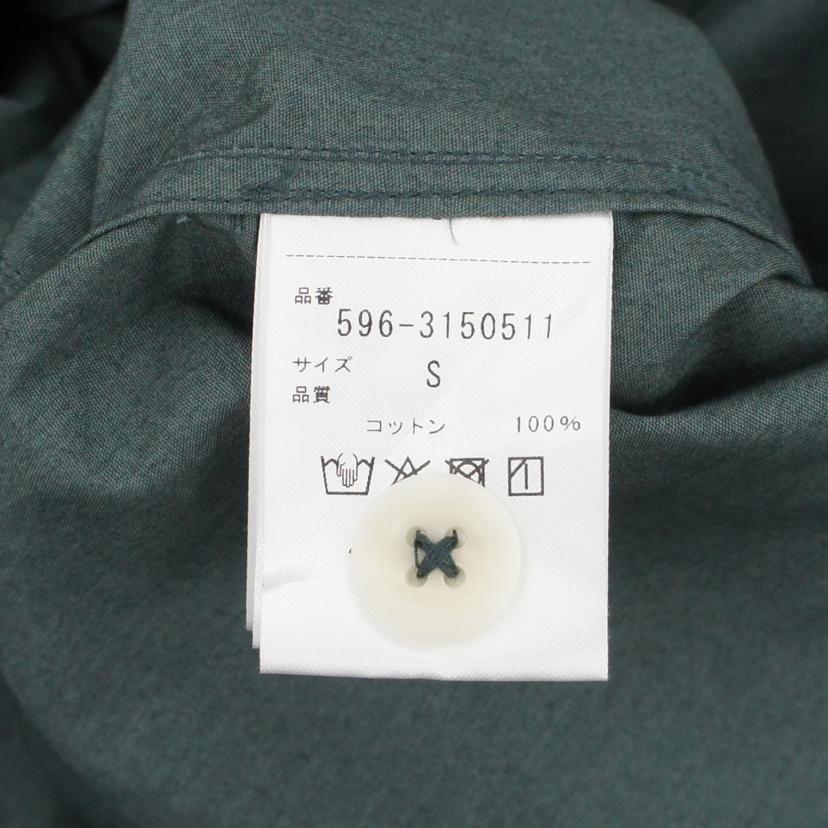 MHL. マーガレットハウエル/コットン長袖シャツ/グリーン S/596-3150511//Aランク/20
