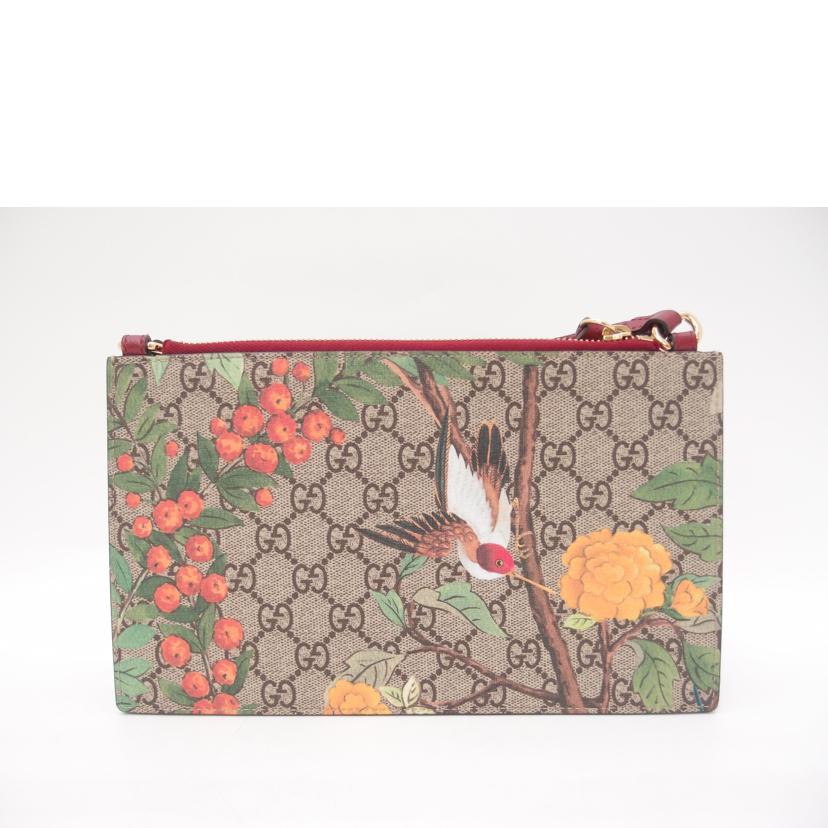 GUCCI グッチ/ベンガルタイガーGGスプリームショルダー/レッド/454111//493***/Aランク/69