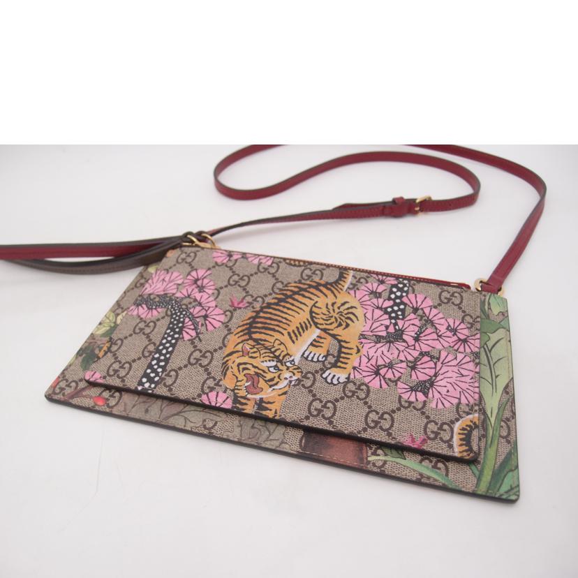 GUCCI グッチ/ベンガルタイガーGGスプリームショルダー/レッド/454111//493***/Aランク/69