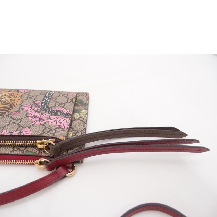 GUCCI グッチ/ベンガルタイガーGGスプリームショルダー/レッド/454111//493***/Aランク/69