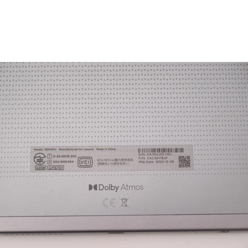 Lenovo レノボ/Lenovo Tab M9/タブレット/ZAC30178JP//HA1XNJ2D/Aランク/69