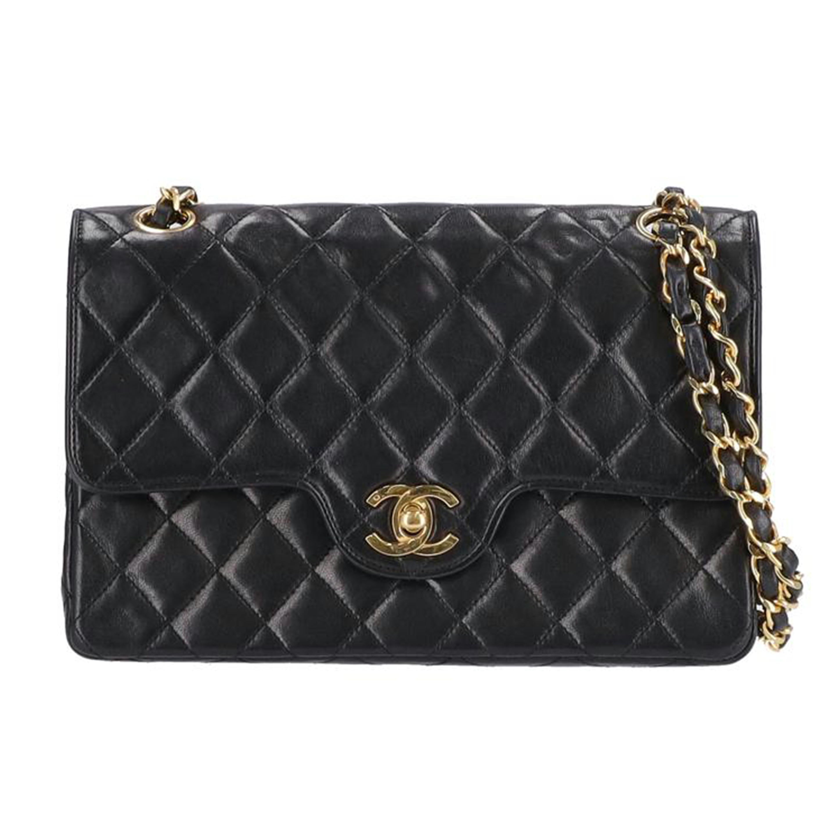 CHANEL シャネル/Wフラップチェーンショルダー G金具//031****/ABランク/09