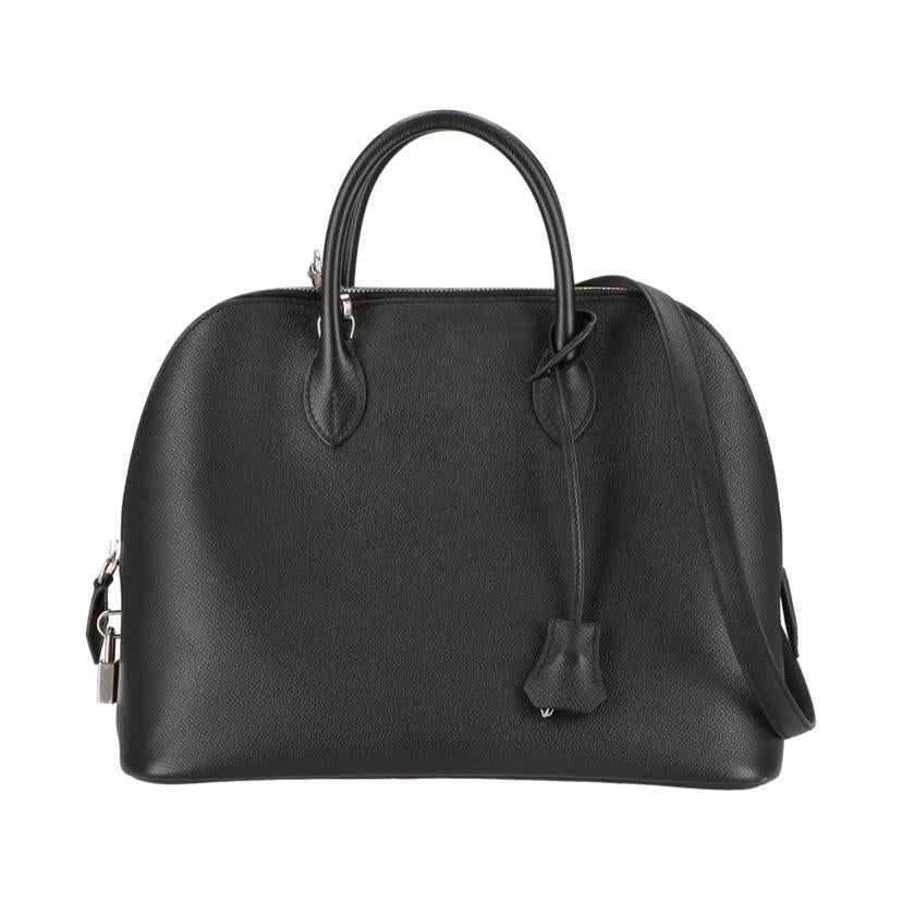 HERMES エルメス/ボリード1923/ノワール/シルバー金具/ヴォーエプソン//B刻印/SAランク/75