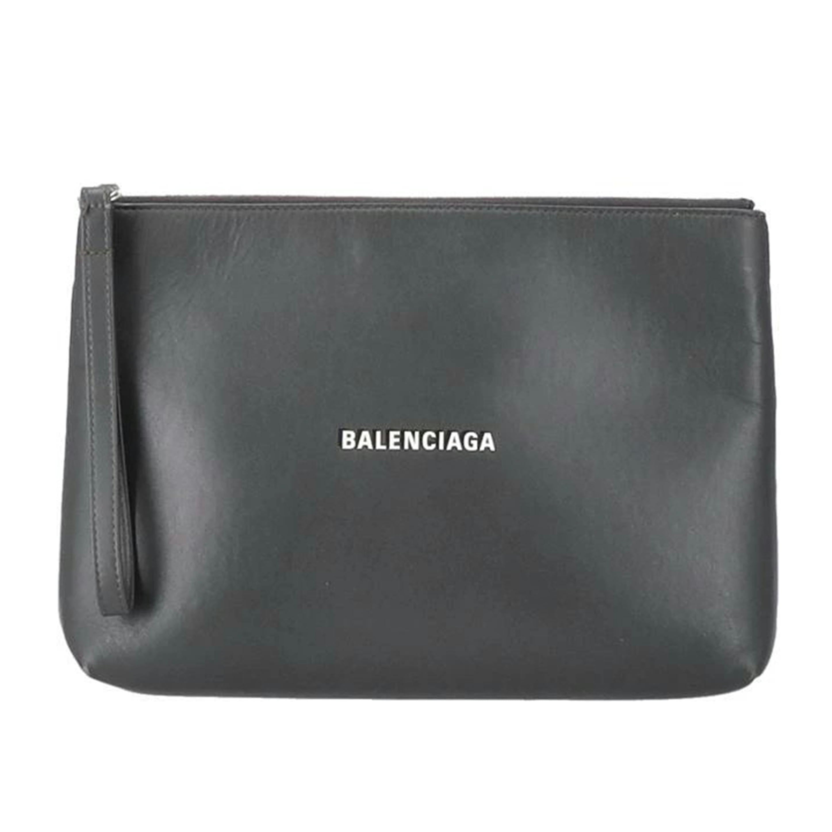 BALENCIAGA バレンシアガ/エブリデイクラッチバッグ/チャコールグレー/618362//ABランク/18