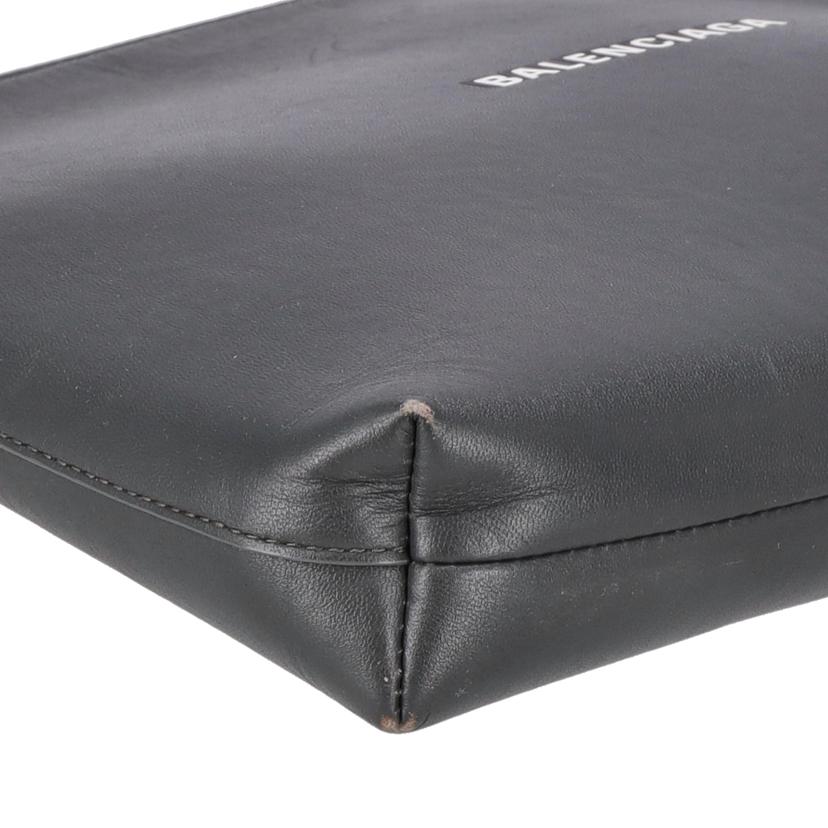 BALENCIAGA バレンシアガ/エブリデイクラッチバッグ/チャコールグレー/618362//ABランク/18