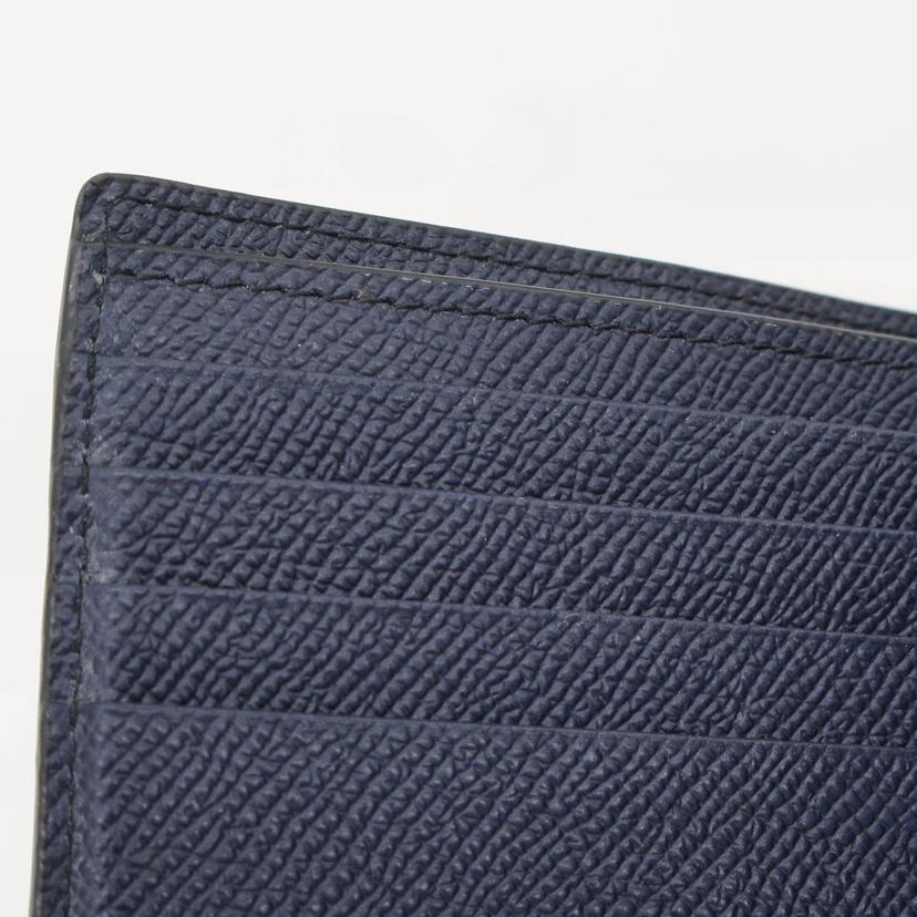 BURBERRY バーバリー/グレイニーレザー二つ折り財布/ネイビー/8014658//ABランク/18