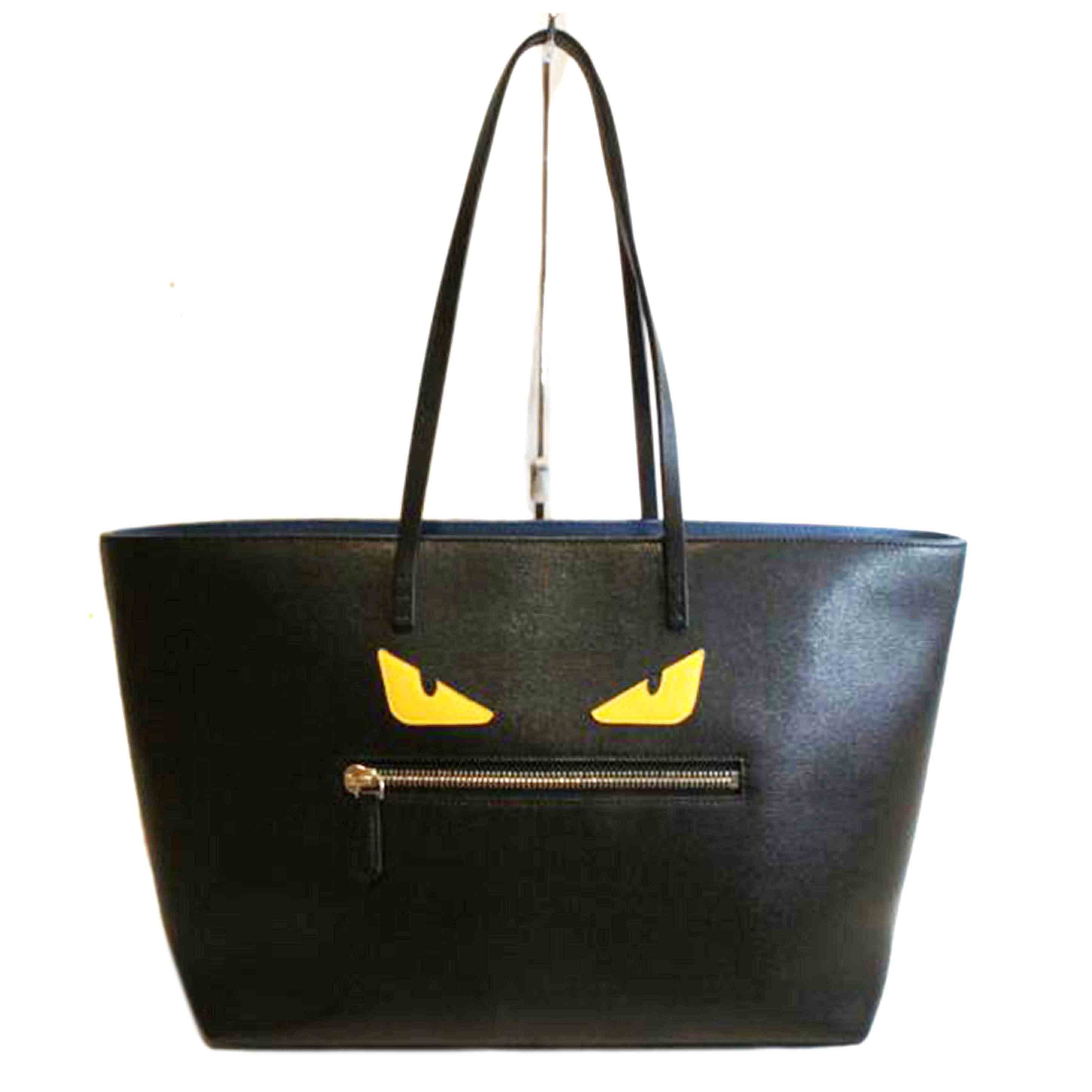 FENDI フェンディ/モンスタースイングトートバックブラック/8BH185//Aランク/92