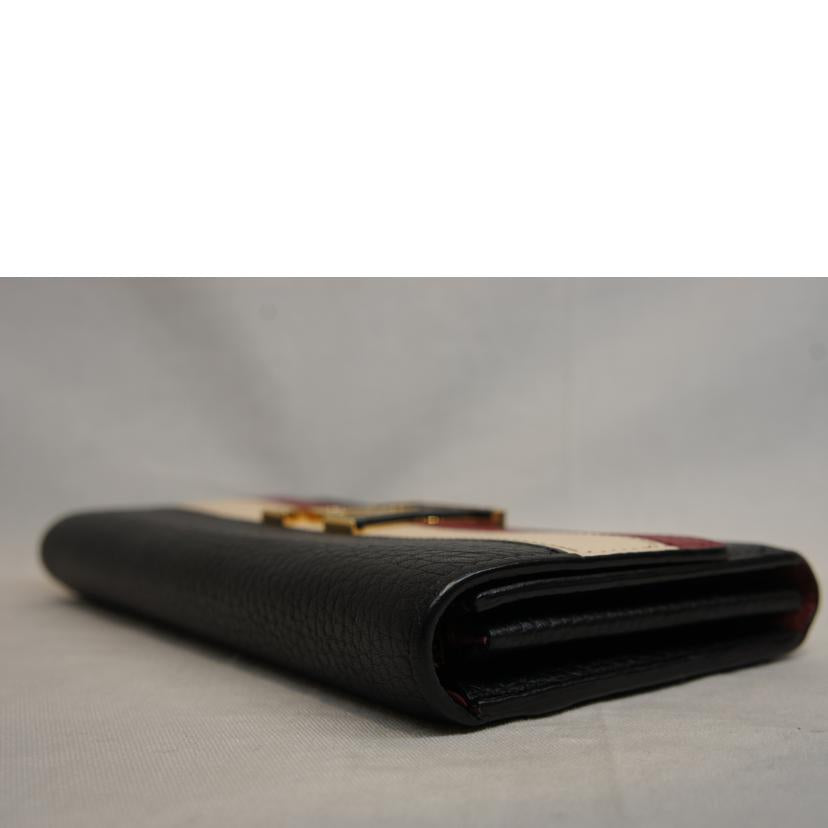 LV ルイヴィトン/ポルトフォイユ・カプシーヌ/黒/ベージュ/赤/M62133//MI4***/ABランク/92