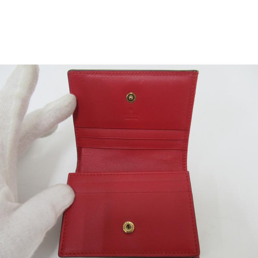 GUCCI/二つ折り財布/ チェリー/476050//209*/Aランク/63