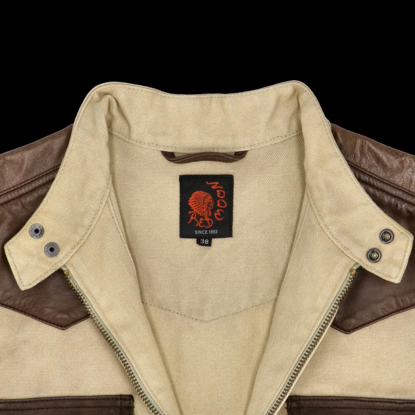 RED MOON レッドムーン/ワークジャケット/レザー×コットン//ABランク/18