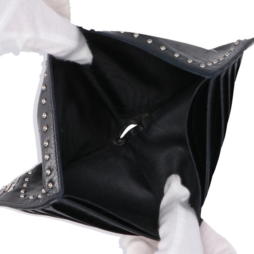 PRADA プラダ/ビジュー/二つ折り財布/カード・札入れ/ブラック/2M0513//ABランク/18