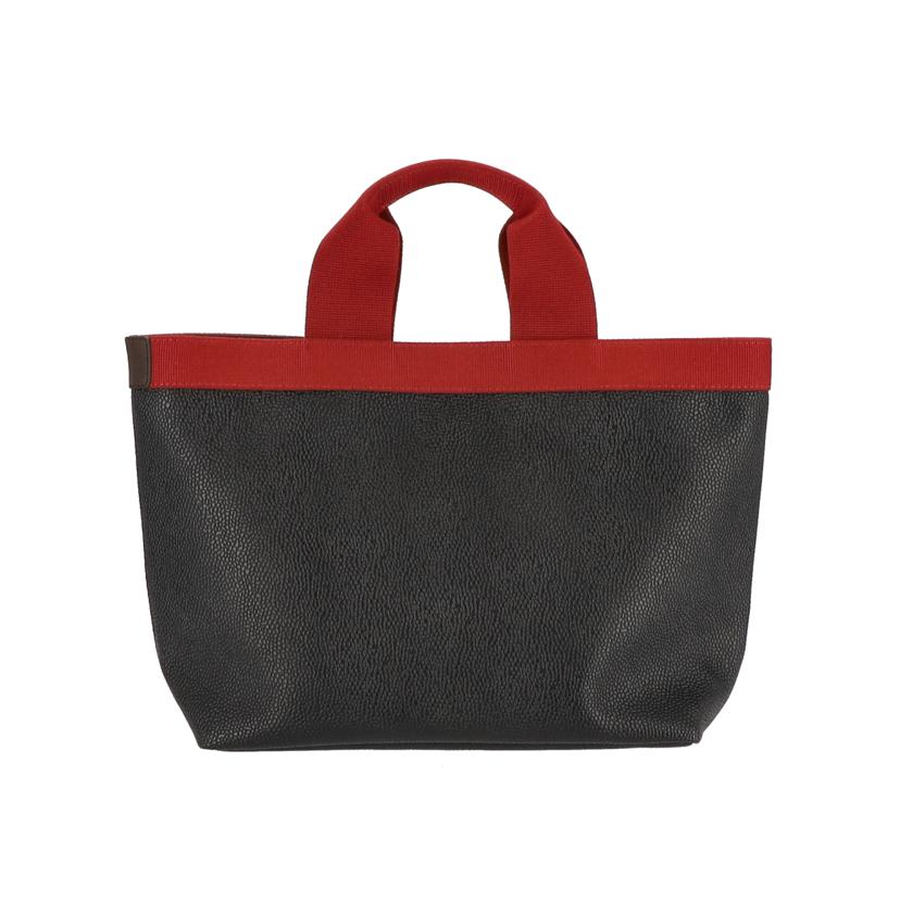 Herve Chapelier エルベ/リュクス/舟形トート/バイカラー/赤黒//Aランク/91