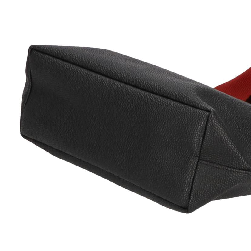 Herve Chapelier エルベ/リュクス/舟形トート/バイカラー/赤黒//Aランク/91