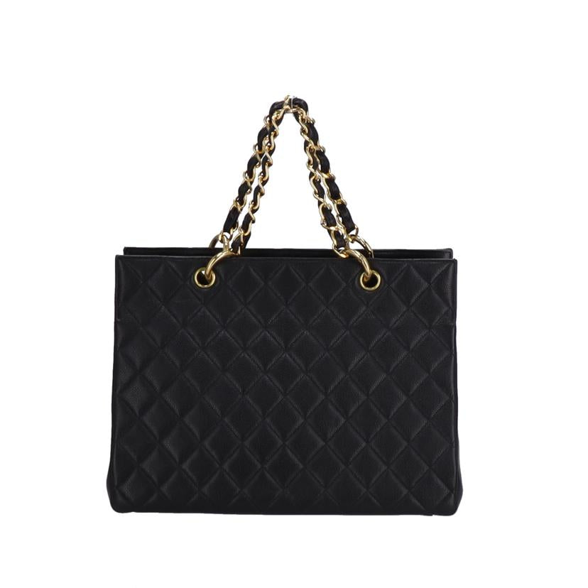 CHANEL シャネル/ココマークチェーンハンド/キャビアスキン/G金具//478****/ABランク/09