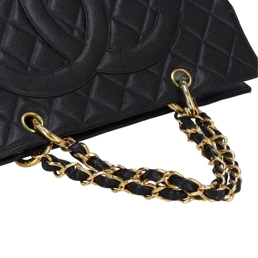 CHANEL シャネル/ココマークチェーンハンド/キャビアスキン/G金具//478****/ABランク/09