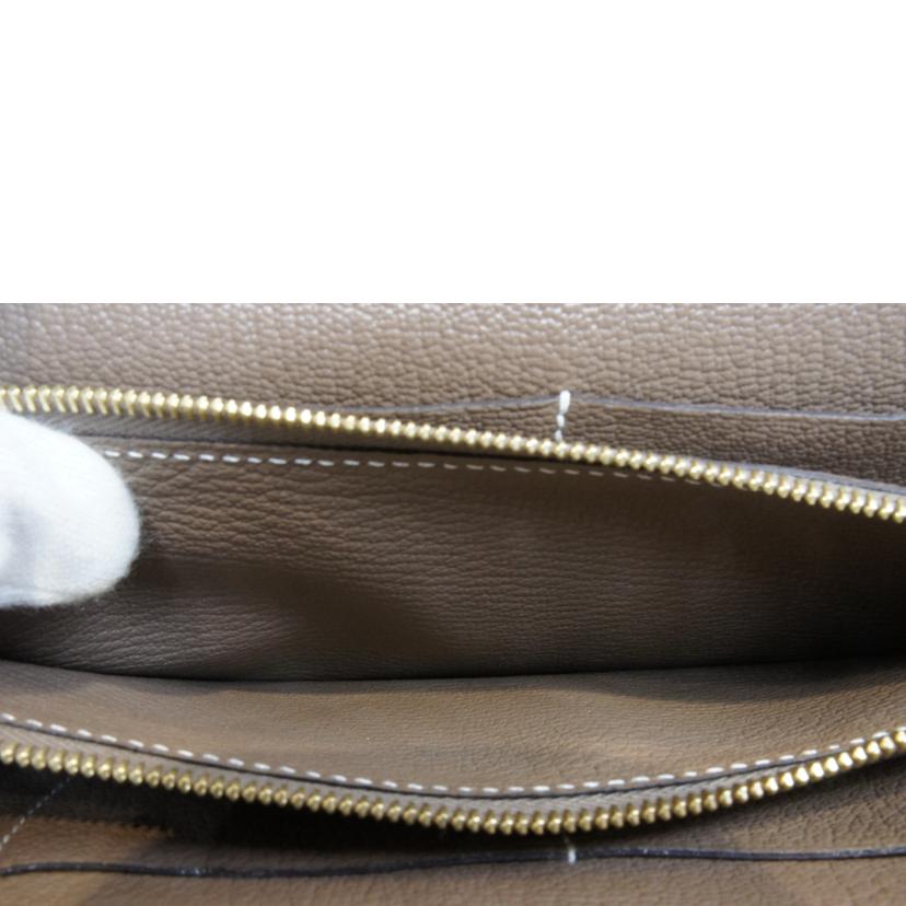 HERMES エルメス/ケリーウォレットトゥーゴー/シェブルミゾル/エトゥープ//Z/ABランク/92