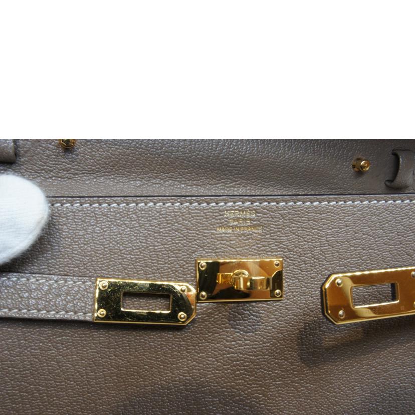 HERMES エルメス/ケリーウォレットトゥーゴー/シェブルミゾル/エトゥープ//Z/ABランク/92