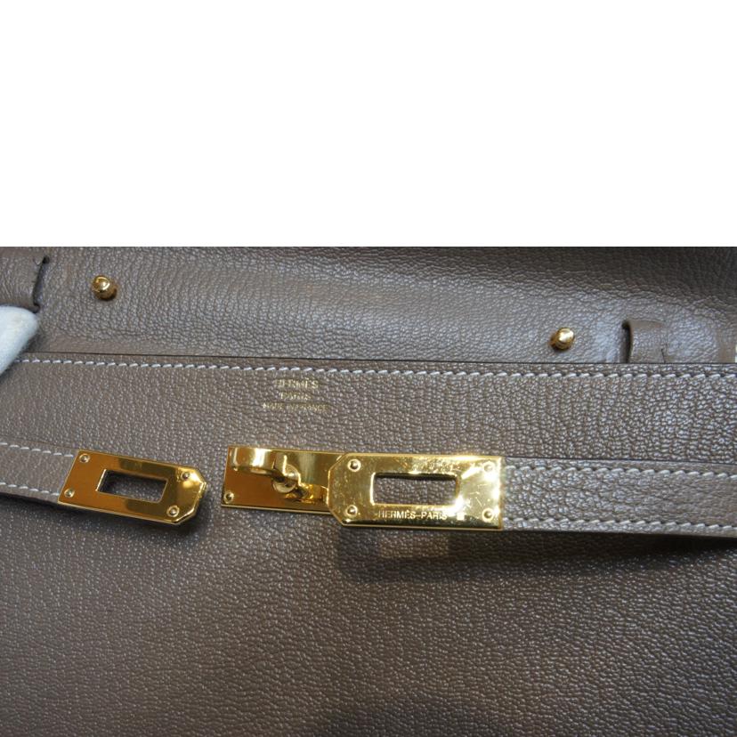 HERMES エルメス/ケリーウォレットトゥーゴー/シェブルミゾル/エトゥープ//Z/ABランク/92