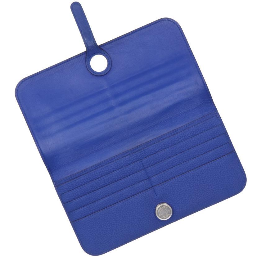 HERMES エルメス/ドゴン ロングウォレット/ブルー//TBY*****/ABランク/06