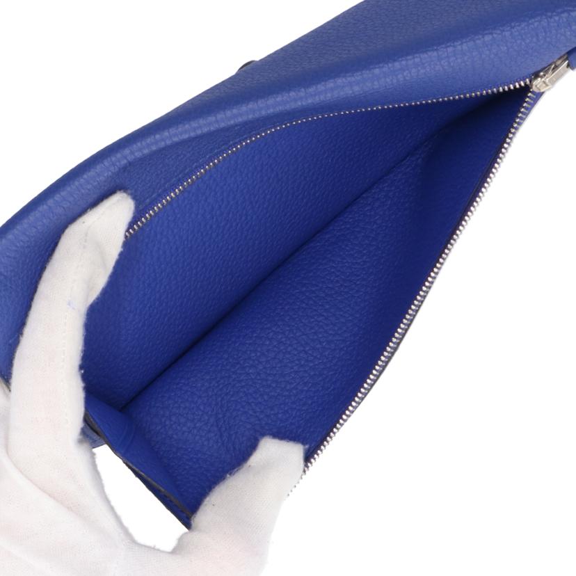 HERMES エルメス/ドゴン ロングウォレット/ブルー//TBY*****/ABランク/06