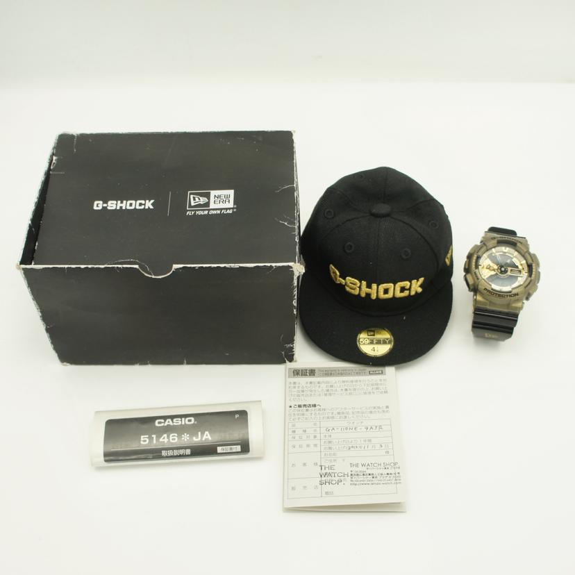 CASIO カシオ/G-CHOCK/アナデジ/NEW ERAコラボ/GA-110NE-9AJR//514*/Aランク/19