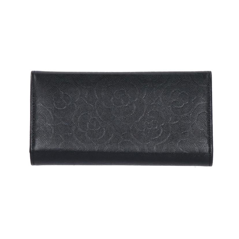 CHANEL シャネル/カメリア 二つ折長財布//319*****/Aランク/69