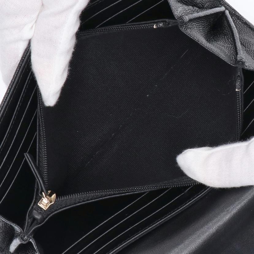 CHANEL シャネル/カメリア 二つ折長財布//319*****/Aランク/69