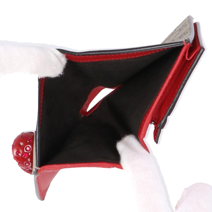 GUCCI グッチ/GGスプリーム/チェリー二つ折り財布/476050//114*/Aランク/18