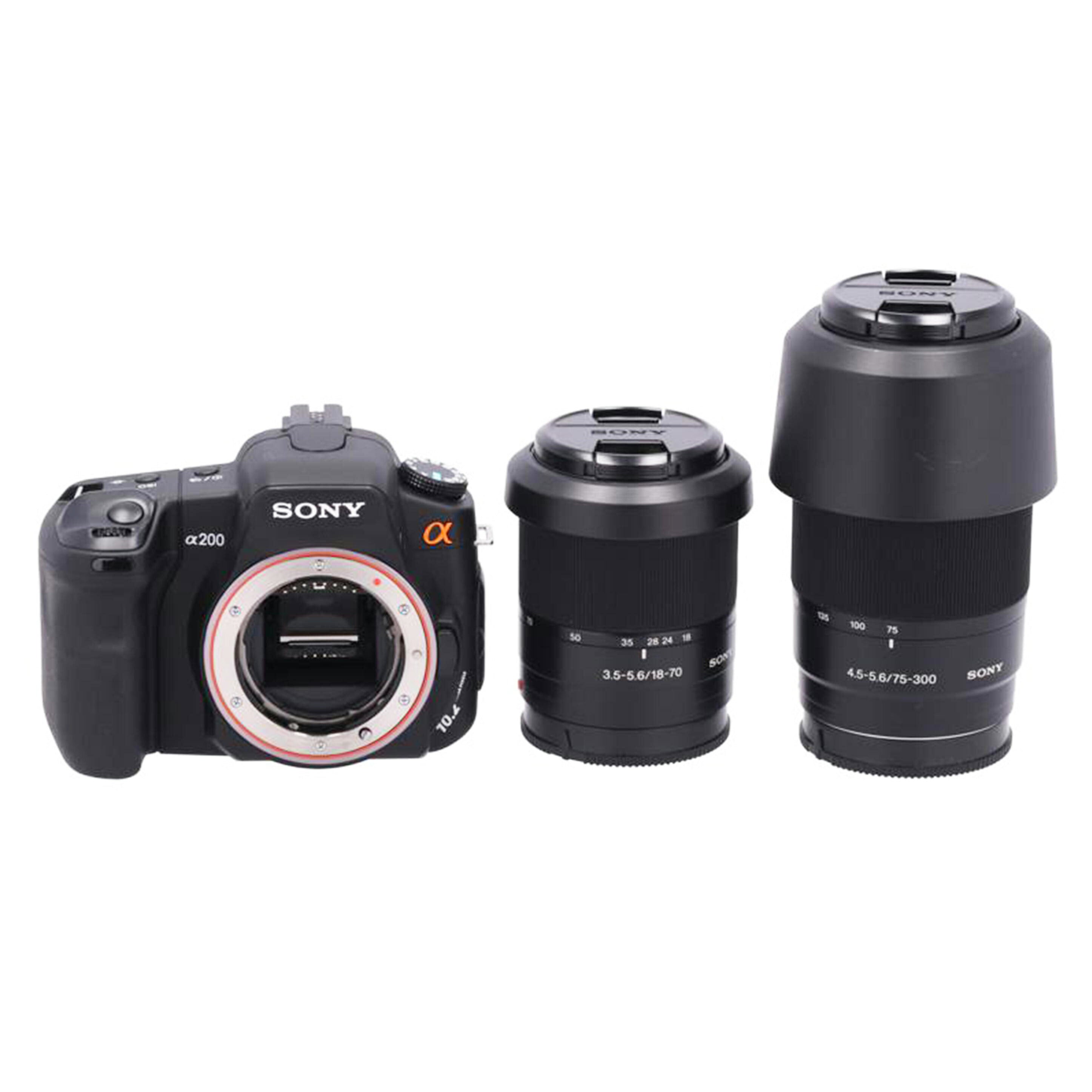 SONY ソニー /デジタル一眼 ダブルズームキット/α200/DSLR-A200W//0275174/Bランク/69