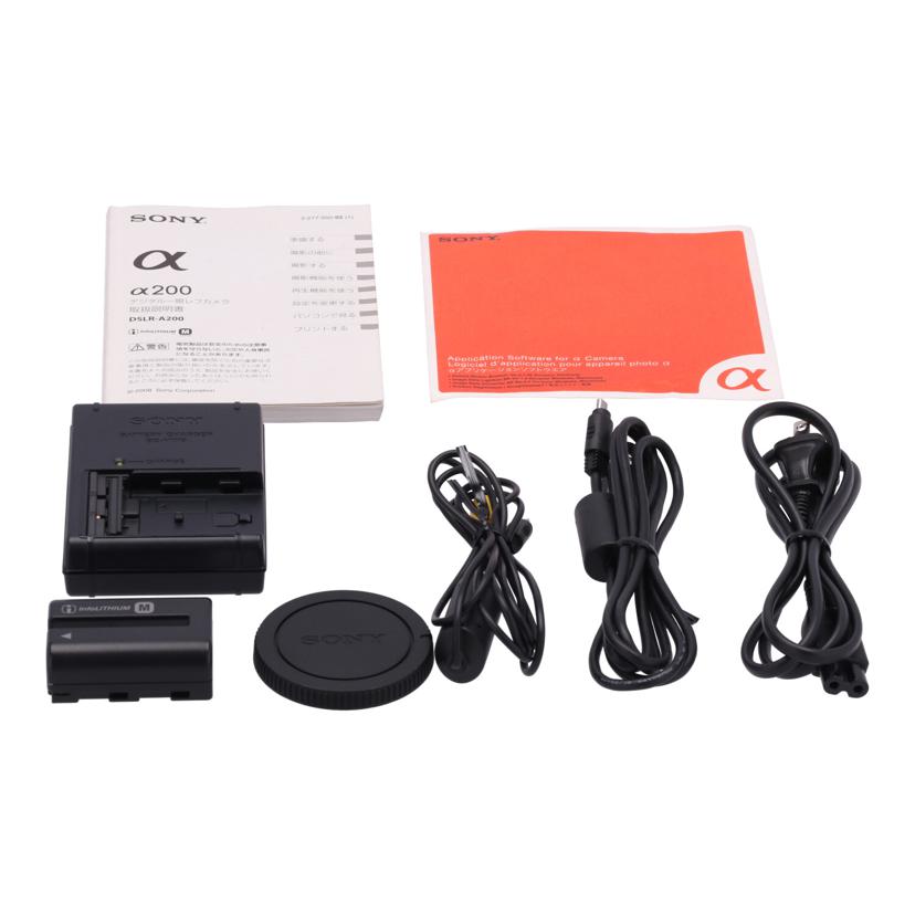 SONY ソニー /デジタル一眼 ダブルズームキット/α200/DSLR-A200W//0275174/Bランク/69