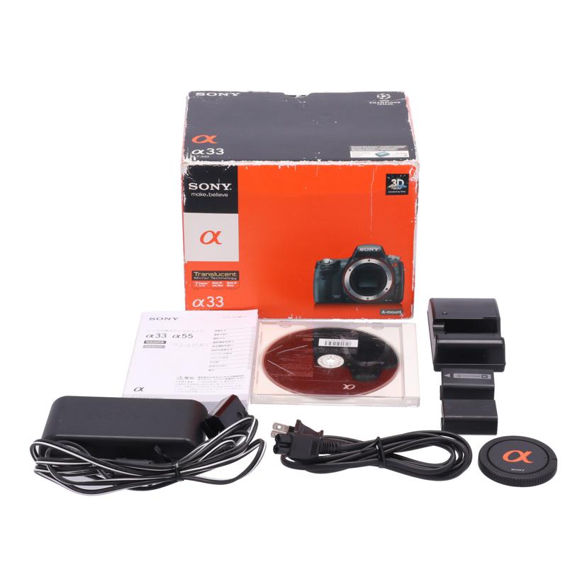 SONY ソニー /デジタル一眼 レンズセット/α33+28-75mm/SLT-A33+SAL2875//0011863/Bランク/69