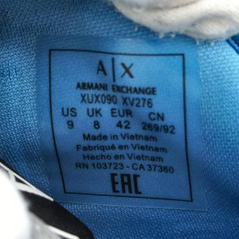 ARMANI EXCHANGE アルマーニエクスチェンジ/AXロゴ レースアップスニーカー/XUX090 XV276//SAランク/05