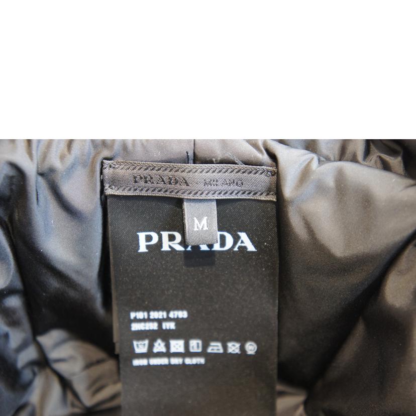 PRADA プラダ/Re-Nyronナイロンキルティングバケットハットブラック/2HC252//SAランク/92