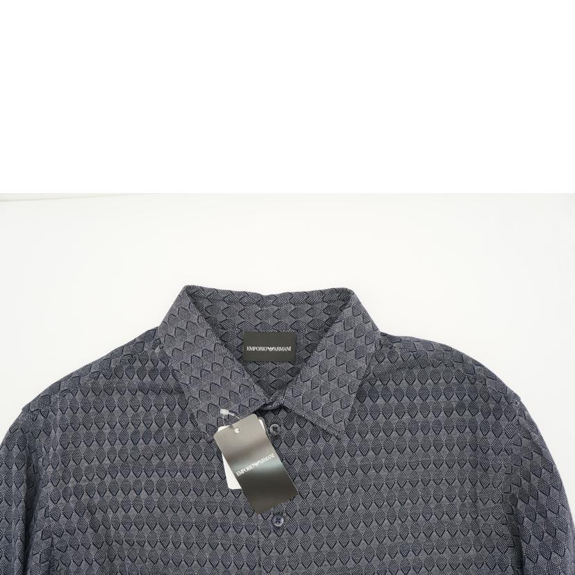 EMPORIO ARMANI エンポリオアルマーニ/長袖シャツ/ネイビー/H41SM0//サイズ XL/Sランク/05
