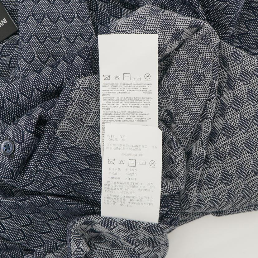 EMPORIO ARMANI エンポリオアルマーニ/長袖シャツ/ネイビー/H41SM0//サイズ XL/Sランク/05