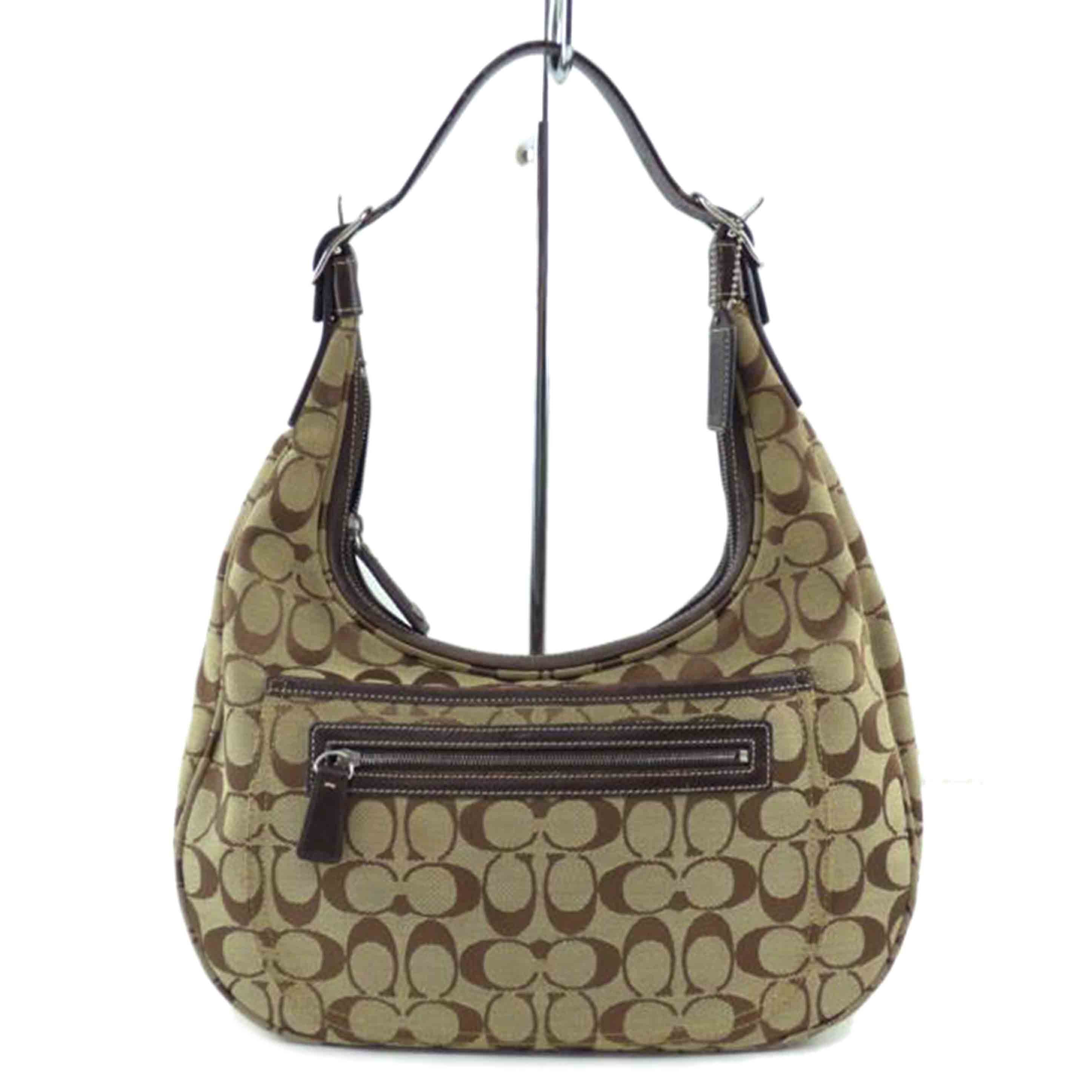 COACH コーチ/シグネチャーキャンバスレザーセミショルダー/6070//C2K/Bランク/64