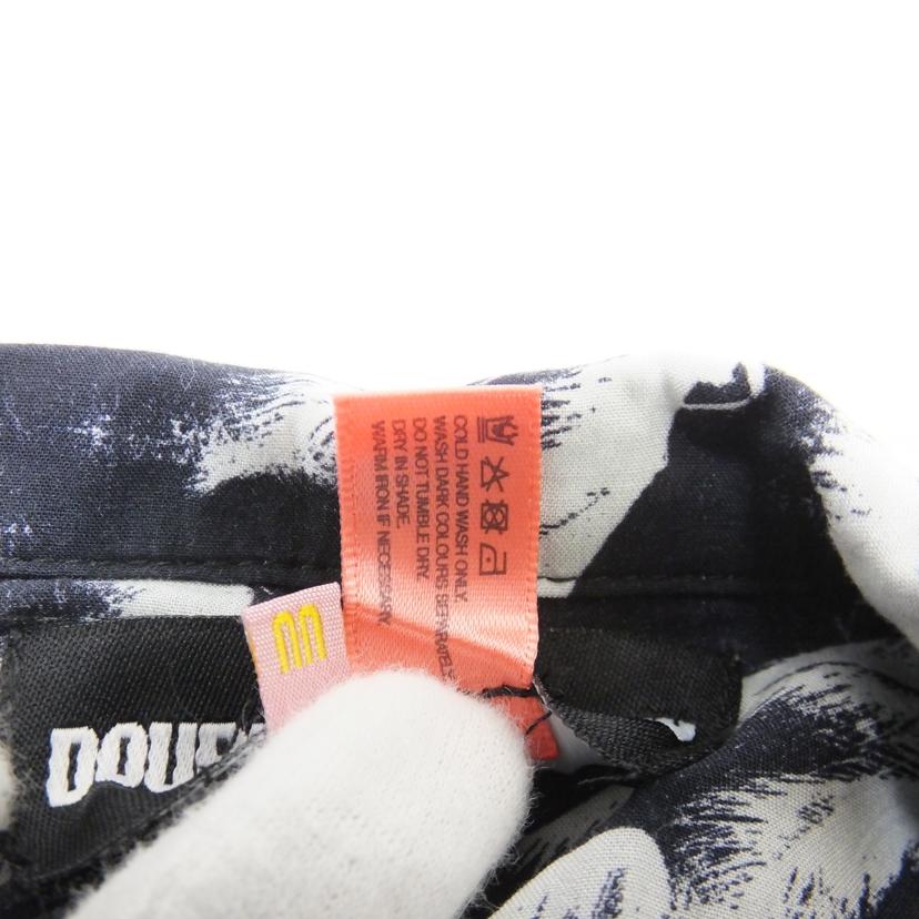 DOUBLE RAINBOUU/長袖アロハ/ブラック//ABランク/88