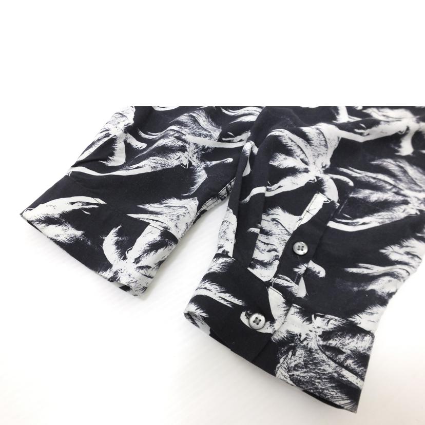 DOUBLE RAINBOUU/長袖アロハ/ブラック//ABランク/88